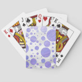 Paarse Sun Polka Dot Speelkaarten (Achterkant)