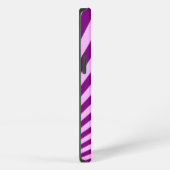 Paarse Sun Rays Achtergrond iPhone Hoesje (Rechterkant)