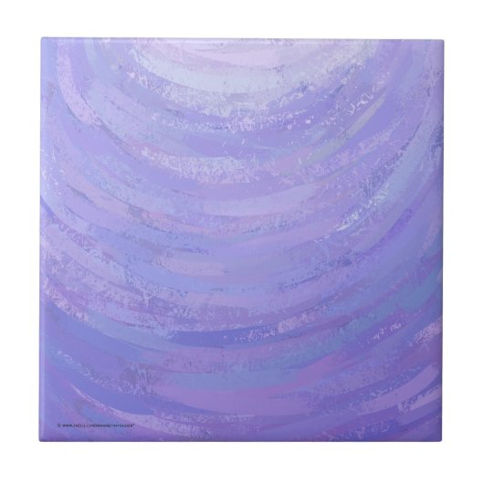 Paarse Sun Tegeltje (Voorkant)