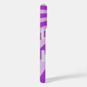 Paarse Sunburst "Voeg Jouw naam toe" Case-Mate iPhone Case (Achterkant / Rechts)