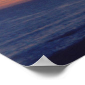 Paarse Sunset Foto Poster (Hoek)