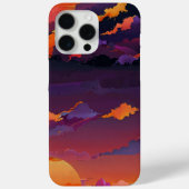 Paarse Sunset Horizon telefoonhoesjes Case-Mate iPhone Case (Achterkant)