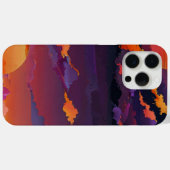 Paarse Sunset Horizon telefoonhoesjes Case-Mate iPhone Case (Achterkant (horizontaal))