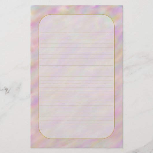 "Paarse Sunset Sky" - "Fine Lined Stationery" Briefpapier (Voorkant)