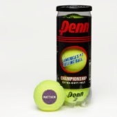 Paarse Super Sport - Aangepaste naam Tennisballen (Doos)