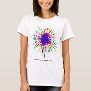Paarse superheld door Snoep Waters Autism Artist T-shirt