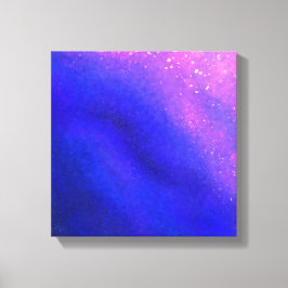 Paarse Supernova – Levendige Canvas Print