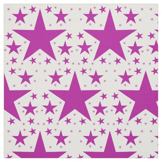 Paarse superstar Collectie Pattern Fabric Stof (Swatch)