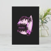 Paarse Surfer Kaart (Staand voorkant)