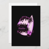 Paarse Surfer Kaart (Voorkant / Achterkant)