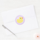 Paarse Sweet Baby Duck Stickers (Envelop)