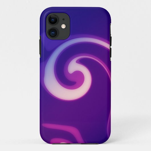 Paarse Swirl Art Painting Case-Mate iPhone Case (Achterkant)