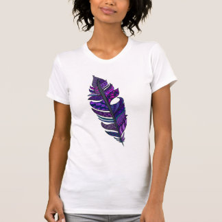 Paarse T-shirt met doder