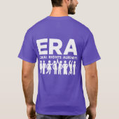 Paarse T-shirt met MOWPC-logo op voorzijde en ERA  (Achterkant)