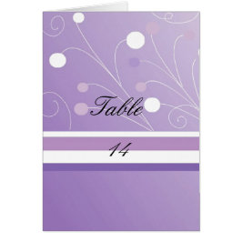 Paarse Tafel Stoelkaart