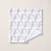 PAARSE TAK BADKAMER HANDDOEK SET (Wasdoekje)