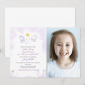 Paarse tand fee brief met foto kaart (Voorkant / Achterkant)