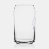 Paarse tandheelkundige school aangepaste tandarts  blikvorm glas (Rechts)