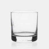 Paarse tandheelkundige school aangepaste tandarts  whisky glas (Links)