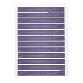 Paarse tandwielhalsbanden (Vel)