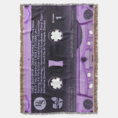 Paarse tape deken (Voorkant Verticaal)