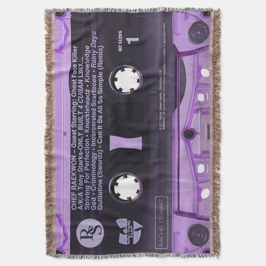 Paarse tape deken (Voorkant Verticaal)