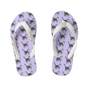 Paarse tapijtschelp Teenslippers
