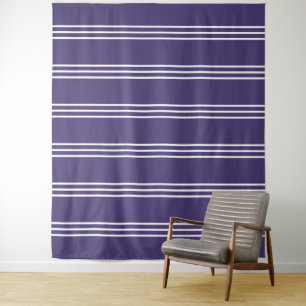 Paarse tapisserieën met stripes wandkleed