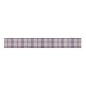 Paarse tartan grosgrain lint (Voorkant)