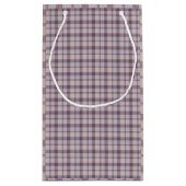 Paarse tartan klein cadeauzakje (Achterkant)