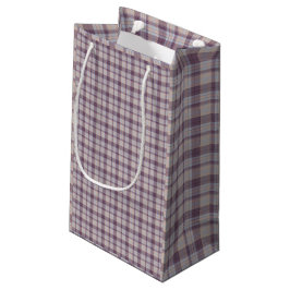 Paarse tartan klein cadeauzakje