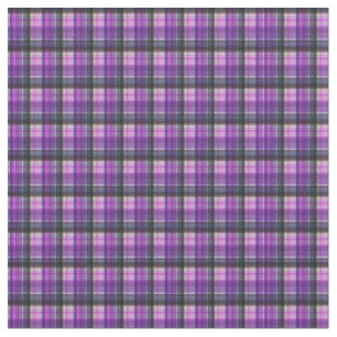 Paarse Tartan printpatroon, Stof