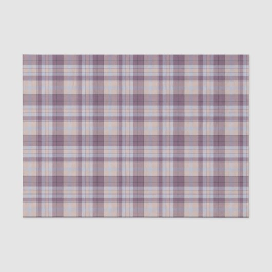 Paarse tartan tissuepapier (Voorkant)