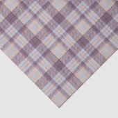 Paarse tartan tissuepapier (Detail)
