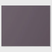 Paarse Taupe Solid Color Cadeaupapier (Vlak)