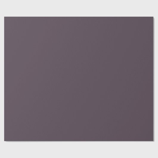Paarse Taupe Solid Color Cadeaupapier (Vlak)