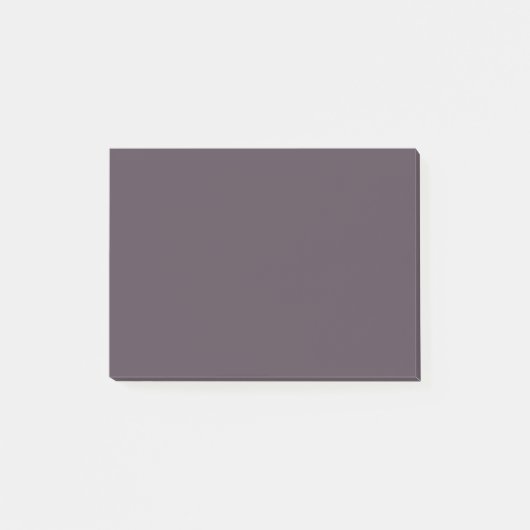 Paarse Taupe Solid Color Post-it® Notes (Voorkant)
