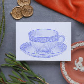 Paarse Teacup Briefkaart