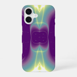 PAARSE TEAL GROENE LICHTGOLVEN iPhone 16 HOESJE