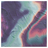 Paarse Teal Marmer Geode Fusie Stof (Close Up)