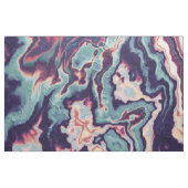 Paarse Teal Marmer Geode Fusie Stof (Fat Quarter)