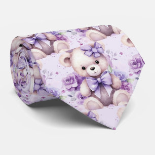 Paarse Teddybeer Heren Das