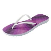 Paarse Teenslippers voor optische verlichting (Schuin)