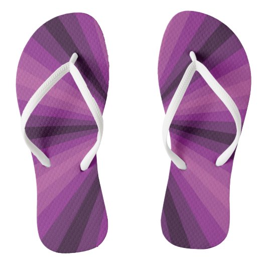 Paarse Teenslippers voor optische verlichting (Voetbed)
