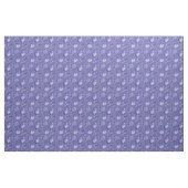 Paarse tekenpatronen stof (Yard (91,4 cm))