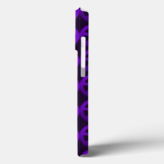 Paarse telefooncel voor vredesgebaar Case-Mate iPhone case (Achterkant / Links)