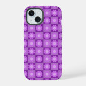 Paarse telefoonhoes iPhone 15 case (Achterkant)