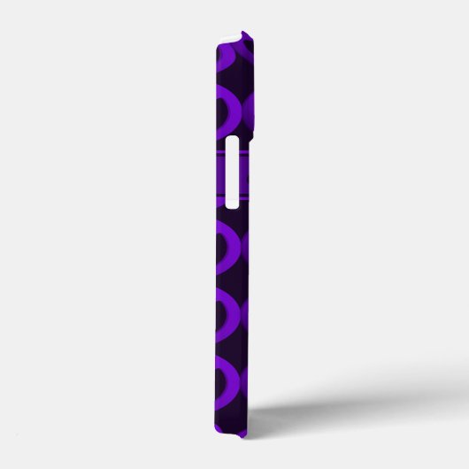 Paarse telefoontas voor vredesgebaren met aangepas Case-Mate iPhone case (Achterkant / Rechts)