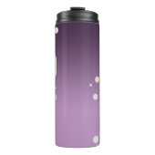 Paarse-temperatuurtrommel Thermosbeker (Voorkant)