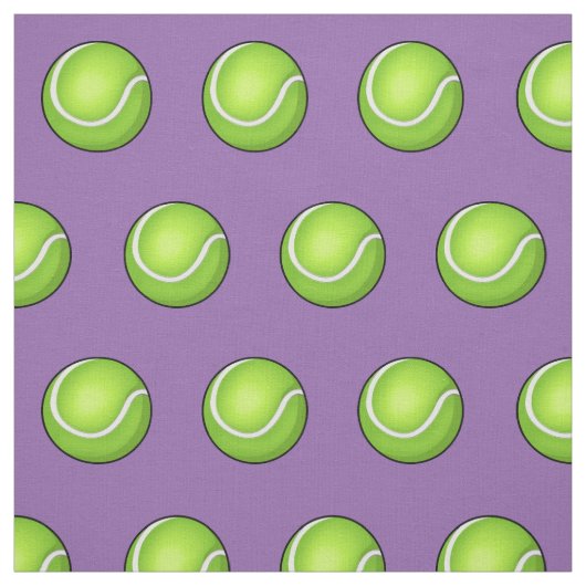Paarse Tennis Ball Stof (Swatch)